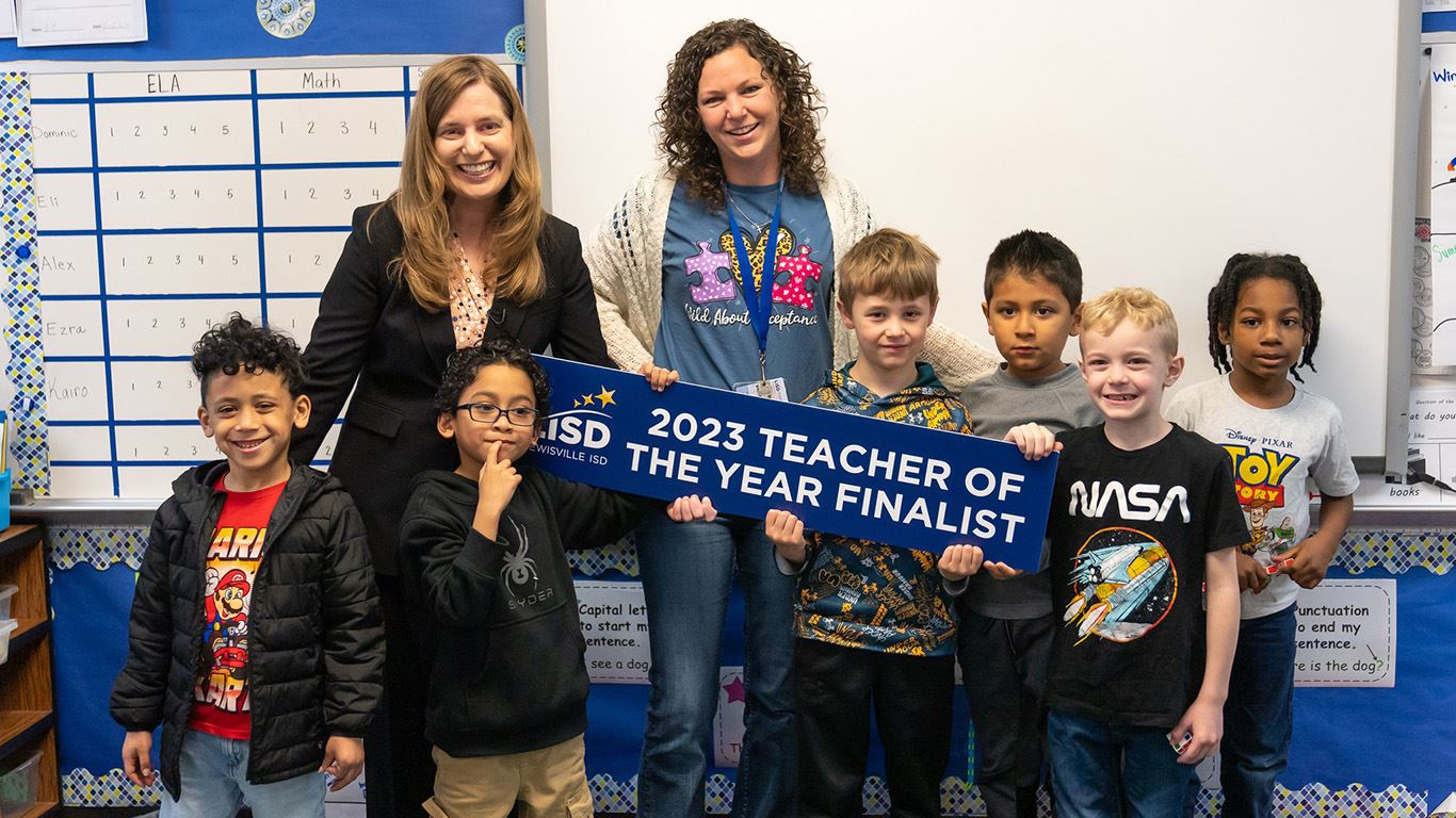 Photos: Indian Creek’s Kendall Holland named an LISD Teacher of the Year finalist
